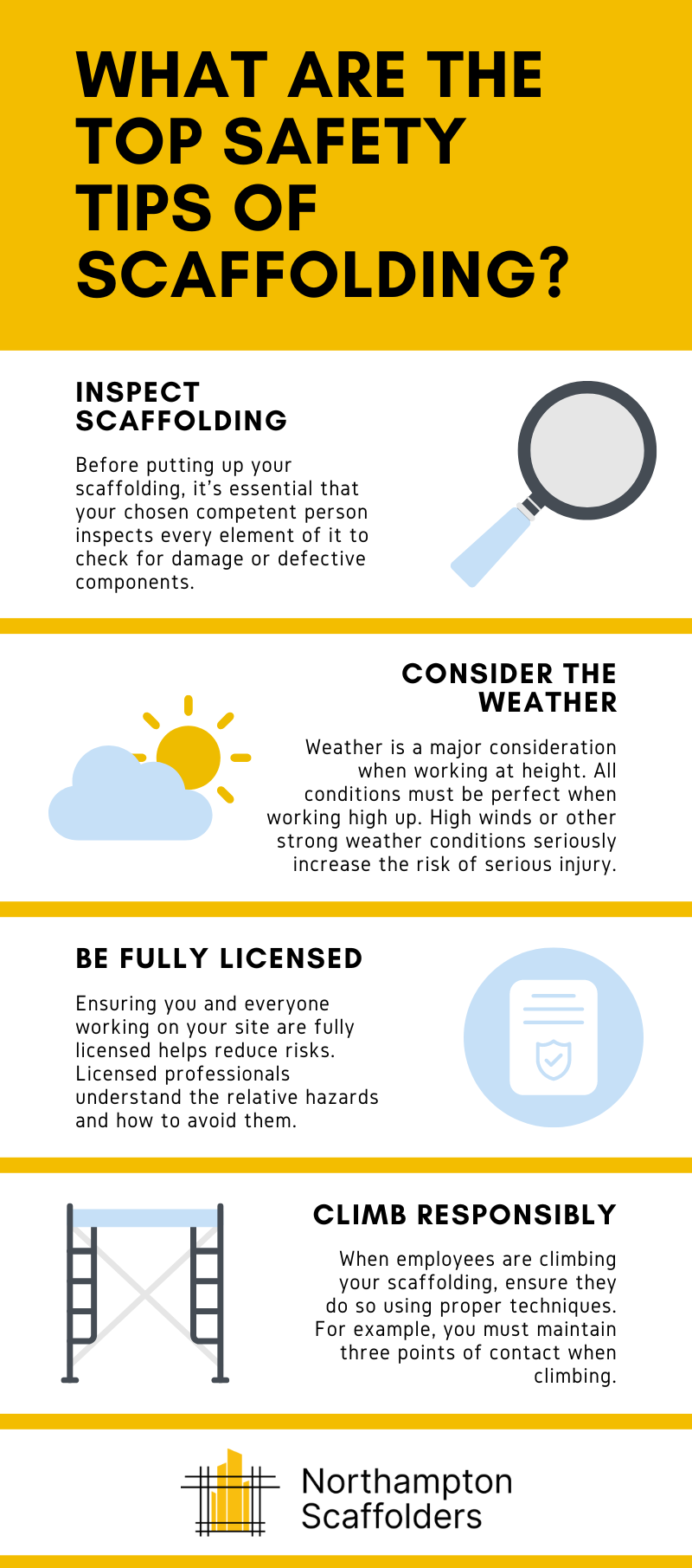 What Are The Top Safety Tips Of Scaffolding?